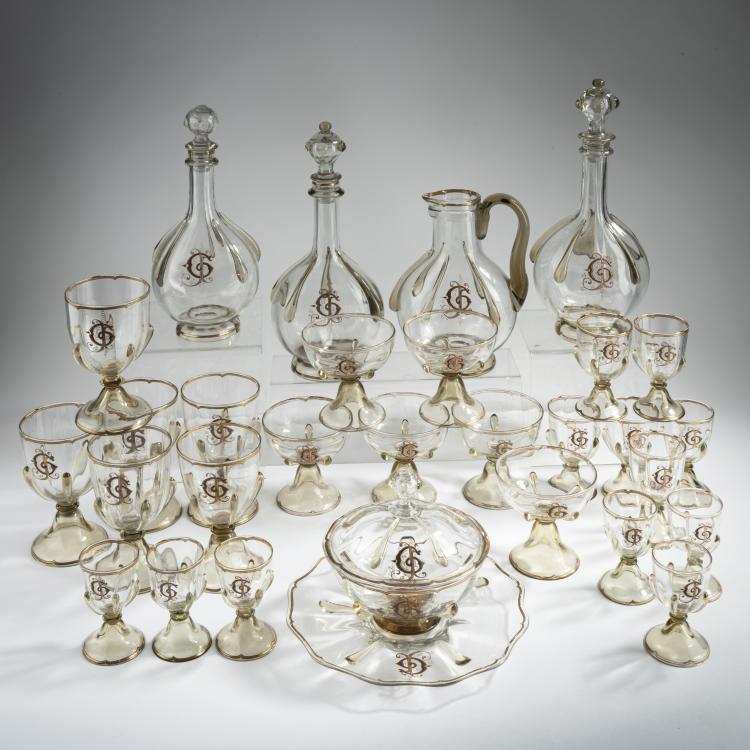 Bild 1 zu Objekt, Trinkservice 'Larmes', um 1880, Gall&eacute;, Emile, Nancy, 159B 175