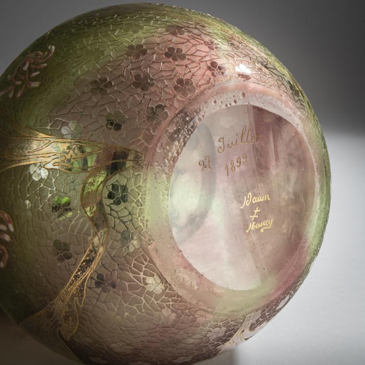 Bild 1 zu Objekt, Vase 'Dragon et Ph&eacute;nix', 1899, Daum Fr&egrave;res, Nancy, 159B 96