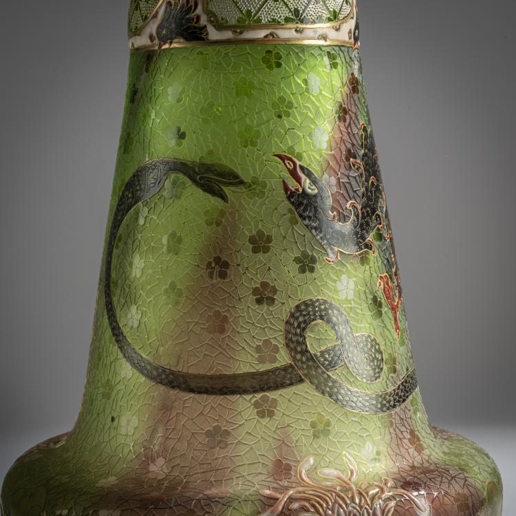 Bild 7 zu Objekt, Vase 'Dragon et Ph&eacute;nix', 1899, Daum Fr&egrave;res, Nancy, 159B 96