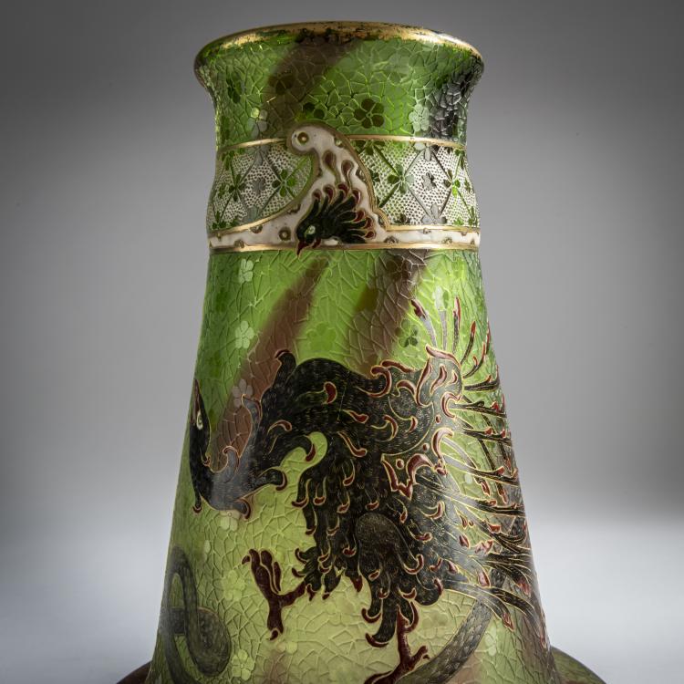 Bild 8 zu Objekt, Vase 'Dragon et Ph&eacute;nix', 1899, Daum Fr&egrave;res, Nancy, 159B 96
