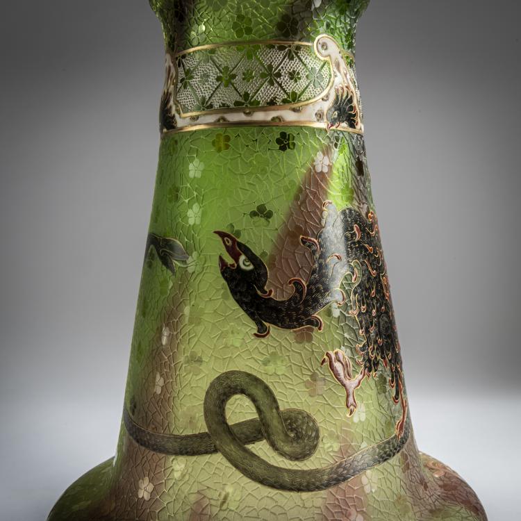 Bild 9 zu Objekt, Vase 'Dragon et Ph&eacute;nix', 1899, Daum Fr&egrave;res, Nancy, 159B 96