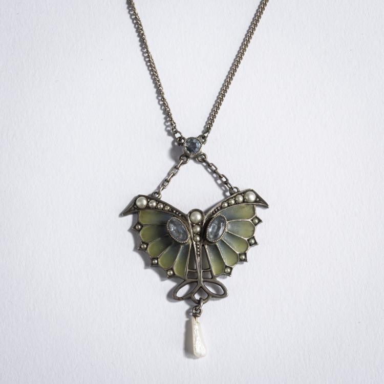 Hauptbild zu Objekt, Halsschmuck, um 1905, Hermann, Karl, Pforzheim, 159C 486