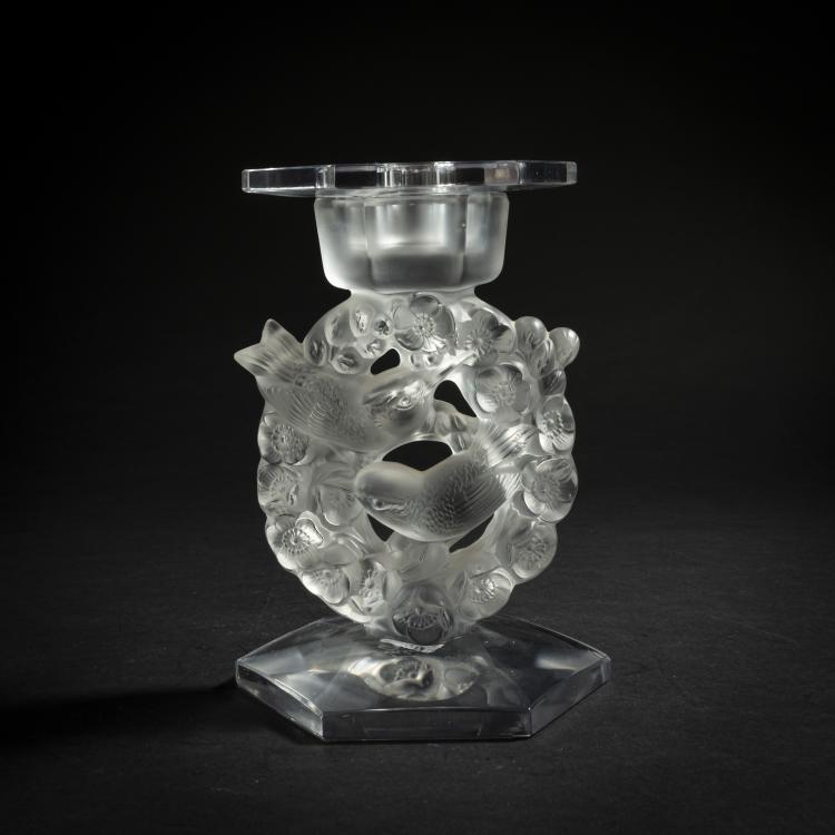 Bild 1 zu Objekt, Kerzenleuchter 'M&eacute;sanges', 1943, Ren&eacute; Lalique, Lalique, Wingen-sur-Moder, 159A 43