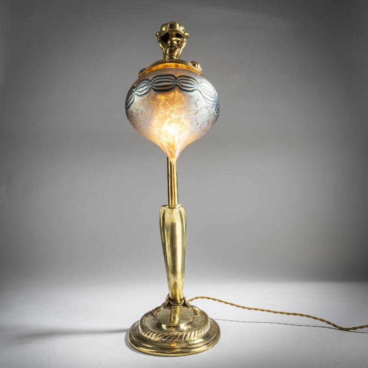 Bild 1 zu Objekt, Tischleuchte 'Ph&auml;nomen', 1902, L&ouml;tz Wwe., Klosterm&uuml;hle, 159B 312