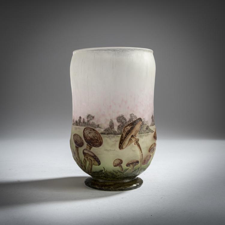 Bild 1 zu Objekt, Vase 'Champignons sous la pluie', 1907, Daum Fr&egrave;res, Nancy, 159B 117