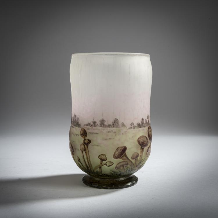 Bild 2 zu Objekt, Vase 'Champignons sous la pluie', 1907, Daum Fr&egrave;res, Nancy, 159B 117