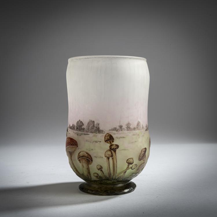 Bild 3 zu Objekt, Vase 'Champignons sous la pluie', 1907, Daum Fr&egrave;res, Nancy, 159B 117