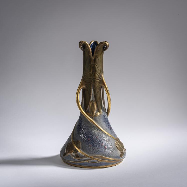 Hauptbild zu Objekt, Vase with handles, c. 1904, Paul Dachsel, Dachsel, Paul, Teplitz, 159C 536
