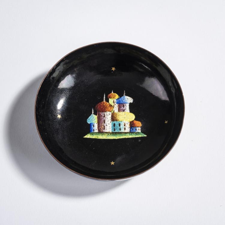 Hauptbild zu Objekt, Zierschale, um 1922, Maria Likarz, Wiener Werkst&auml;tte, 159C 458