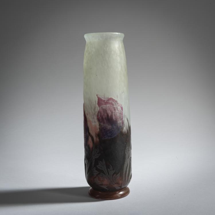 Bild 2 zu Objekt, 'Pavots' vase, c. 1905, Daum Fr&egrave;res, Nancy, 159B 112