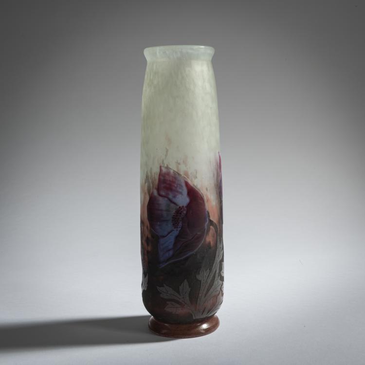 Bild 3 zu Objekt, 'Pavots' vase, c. 1905, Daum Fr&egrave;res, Nancy, 159B 112