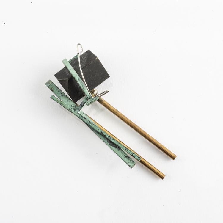 Bild 1 zu Objekt, Brosche, um 1985, Jens-R&uuml;diger Lorenzen, 160D 677