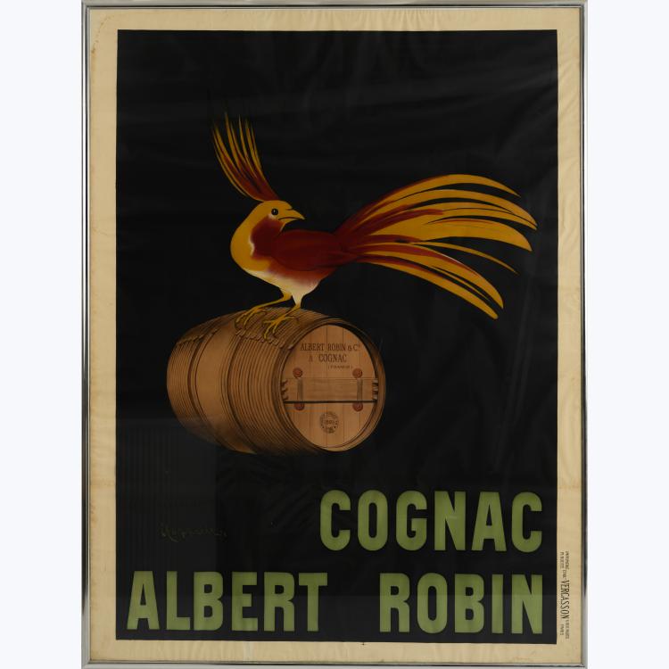 Hauptbild zu Objekt, Poster 'Cognac Albert Robin', c. 1906, Vercasson, Paris, 159C 671