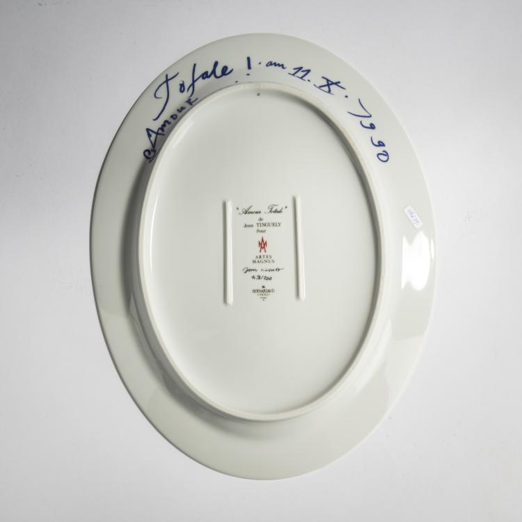 Bild 2 zu Objekt, Plate 'Amour Totale', 1990, Jean Tinguely, Bernardaud, Limoges, 160C 564