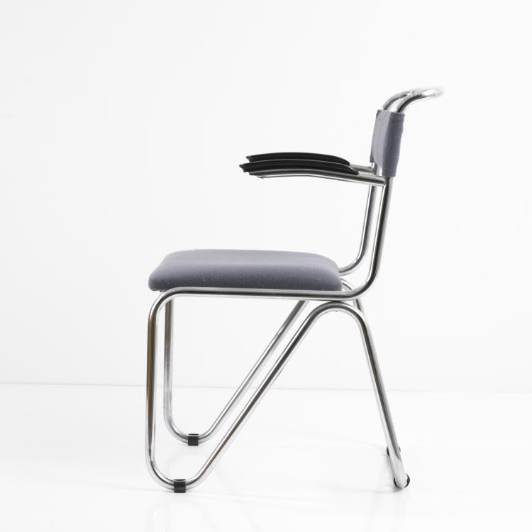 Bild 1 zu Objekt, 'Diagonal' - Stuhl, um 1927, Willem Hendrik Gispen, Gispen, Rotterdam, 161C 456