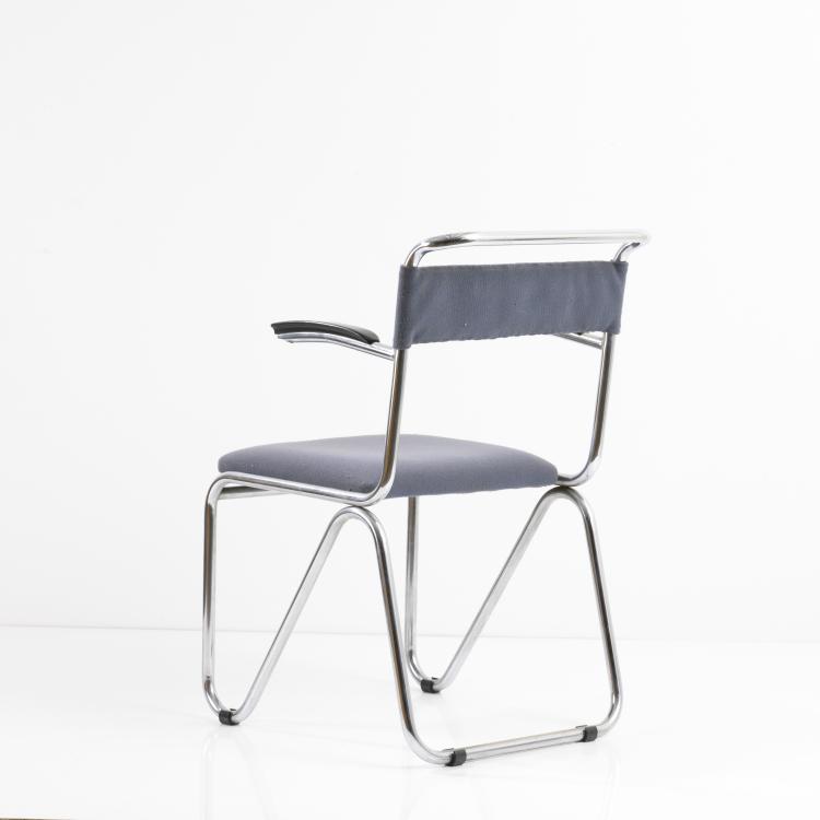 Bild 3 zu Objekt, 'Diagonal' - Stuhl, um 1927, Willem Hendrik Gispen, Gispen, Rotterdam, 161C 456