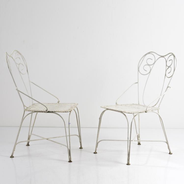 Bild 2 zu Objekt, 2 chairs, 1950s, Mathieu Mat&eacute;got (in the style of), Frankreich, 161C 515