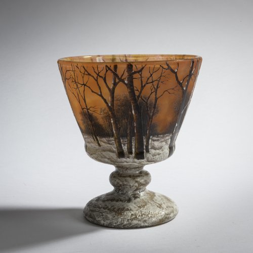 Vase 'Crépuscule neige' or 'Paysage d'hiver', c. 1902