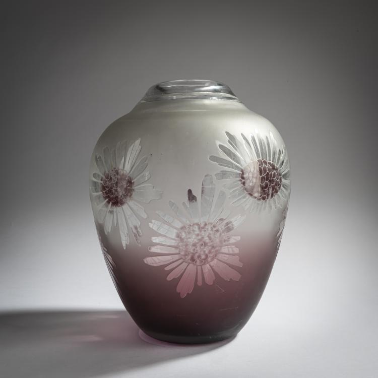 Hauptbild zu Objekt, Vase, um 1930, Schneider, Epinay-sur-Seine, 159B 275
