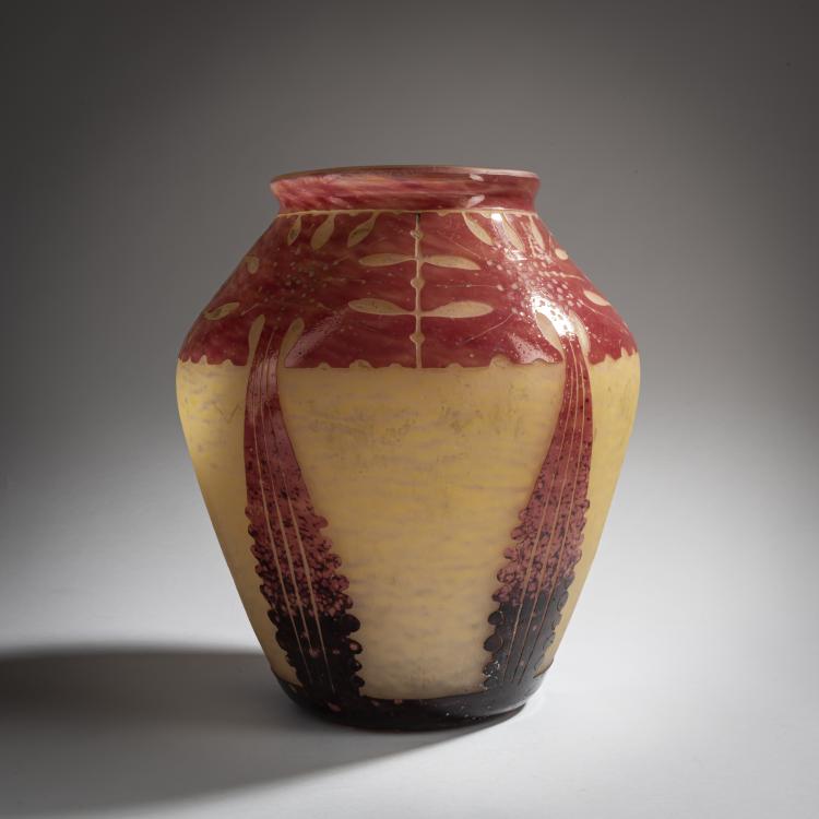 Bild 1 zu Objekt, Vase 'Amarantes', 1923-26, Schneider, Epinay-sur-Seine, 159B 264