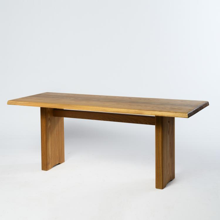 Hauptbild zu Objekt, Tisch 'Table &agrave; Piliers', um 1960, Pierre Chapo, Chapo Gordes, Gordes, 160A 115