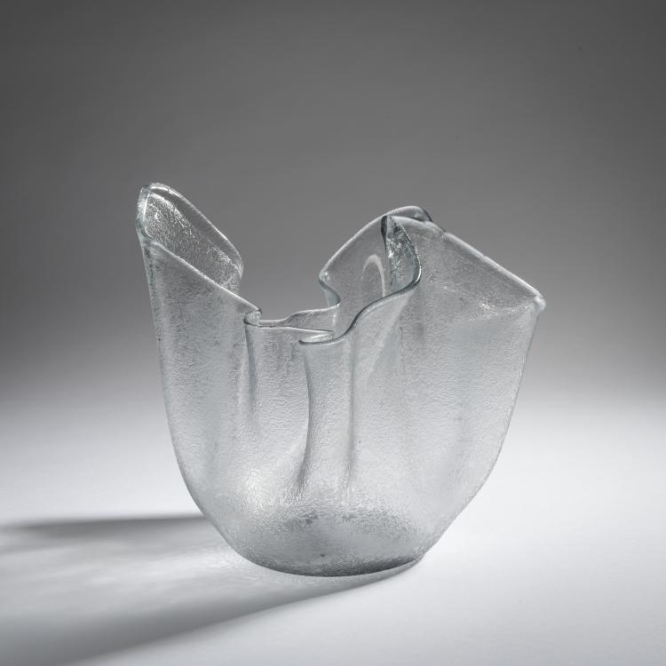 Bild 2 zu Objekt, 'Fazzoletto corroso' vase, c. 1949/50, Fulvio Bianconi, Venini & C., Murano, 161B 303