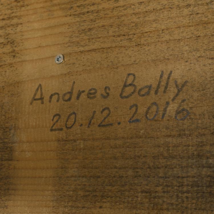 Bild 3 zu Objekt, Kleine Bank 'Materialarbeiten' aus dem Projekt 'Bergstation', 2016, Andres Bally, Bally, Andres, 160A 167