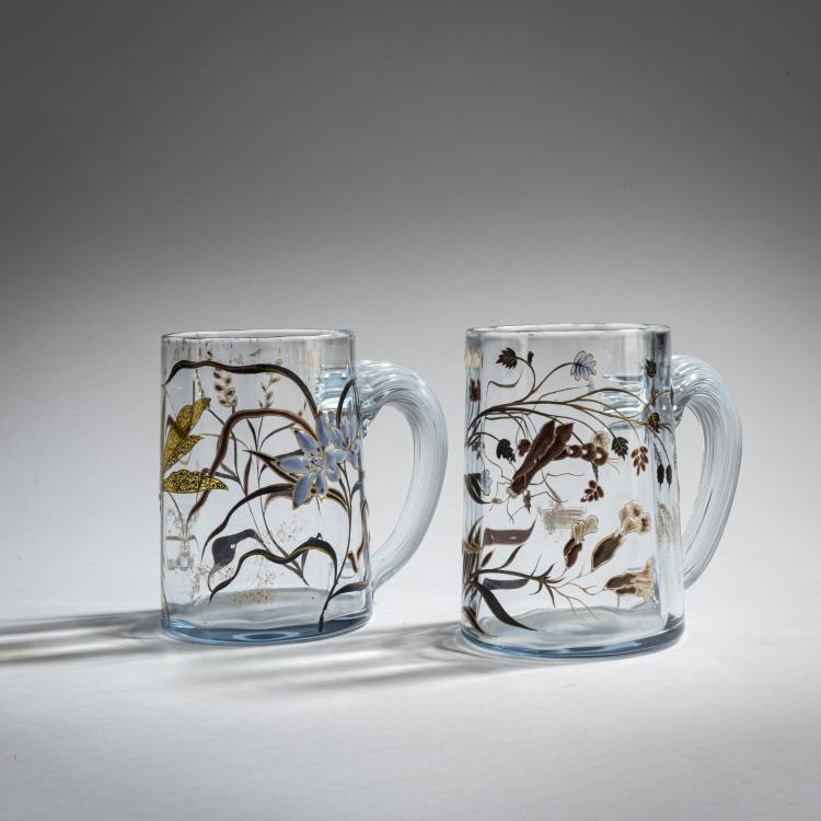 Hauptbild zu Objekt, Zwei Humpen, um 1879, Gall&eacute;, Emile, Nancy, 159B 173