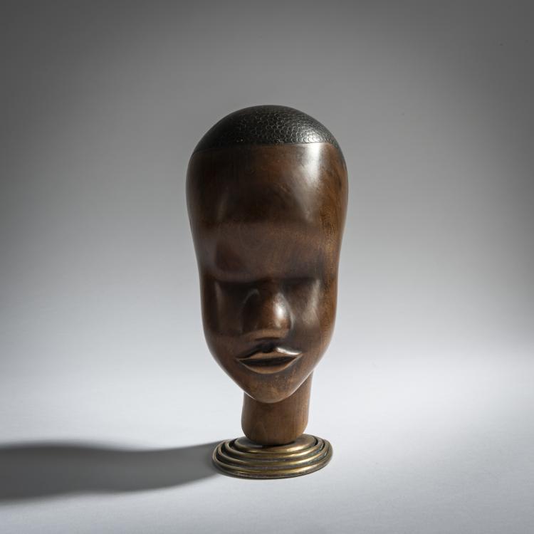 Bild 1 zu Objekt, African female head, 1940s, Karl Hagenauer, Hagenauer, Wien, 159C 363