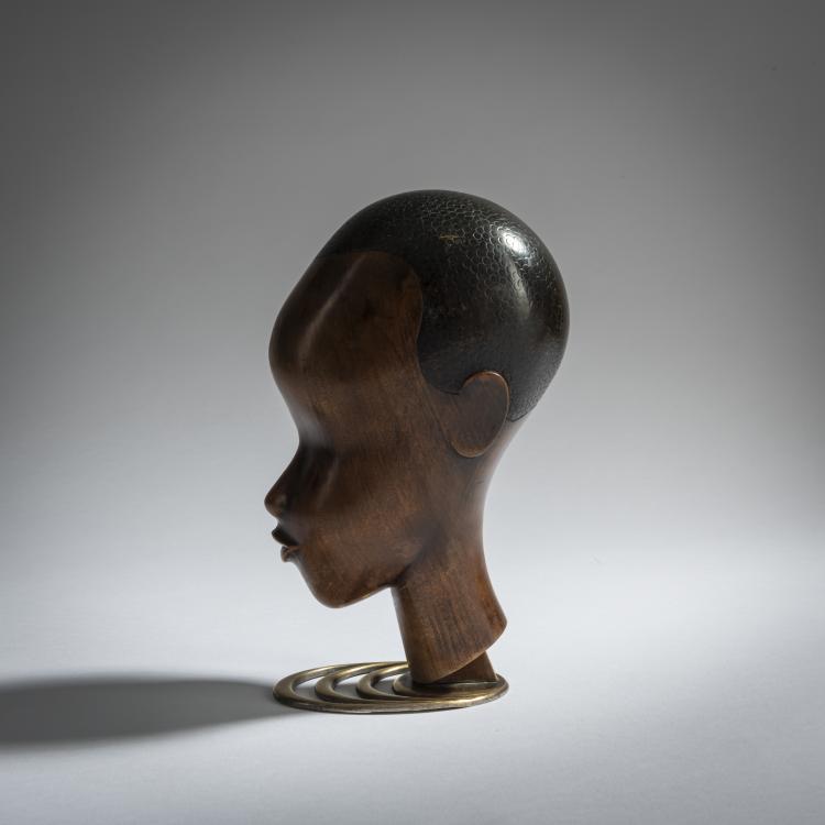 Bild 2 zu Objekt, African female head, 1940s, Karl Hagenauer, Hagenauer, Wien, 159C 363