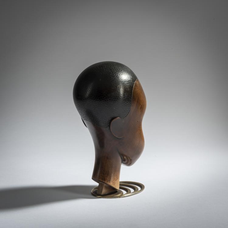 Bild 3 zu Objekt, African female head, 1940s, Karl Hagenauer, Hagenauer, Wien, 159C 363