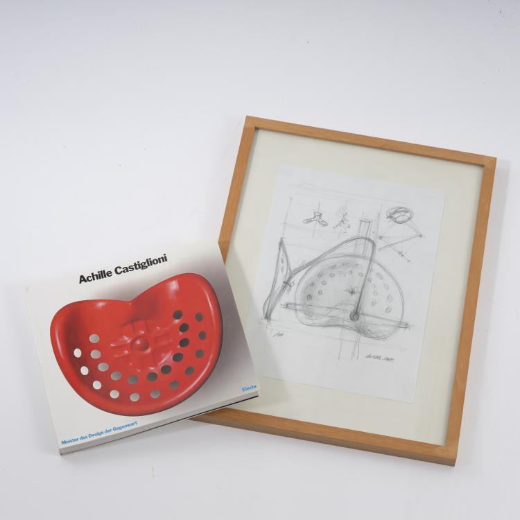 Bild 1 zu Objekt, Hocker 'Mezzadro', 1957, Achille Castiglioni, Zanotta, Nova Milanese, 161C 727