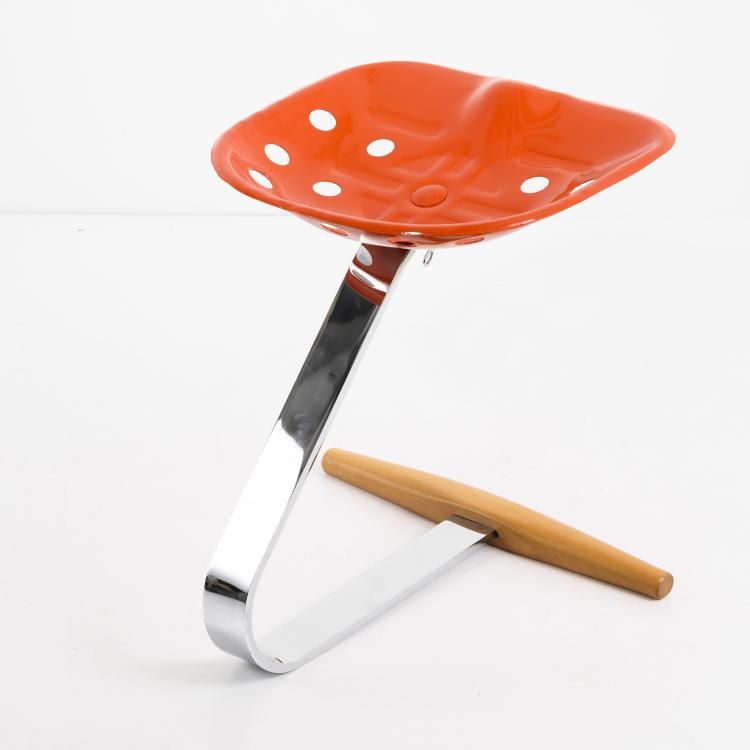 Bild 9 zu Objekt, Hocker 'Mezzadro', 1957, Achille Castiglioni, Zanotta, Nova Milanese, 161C 727