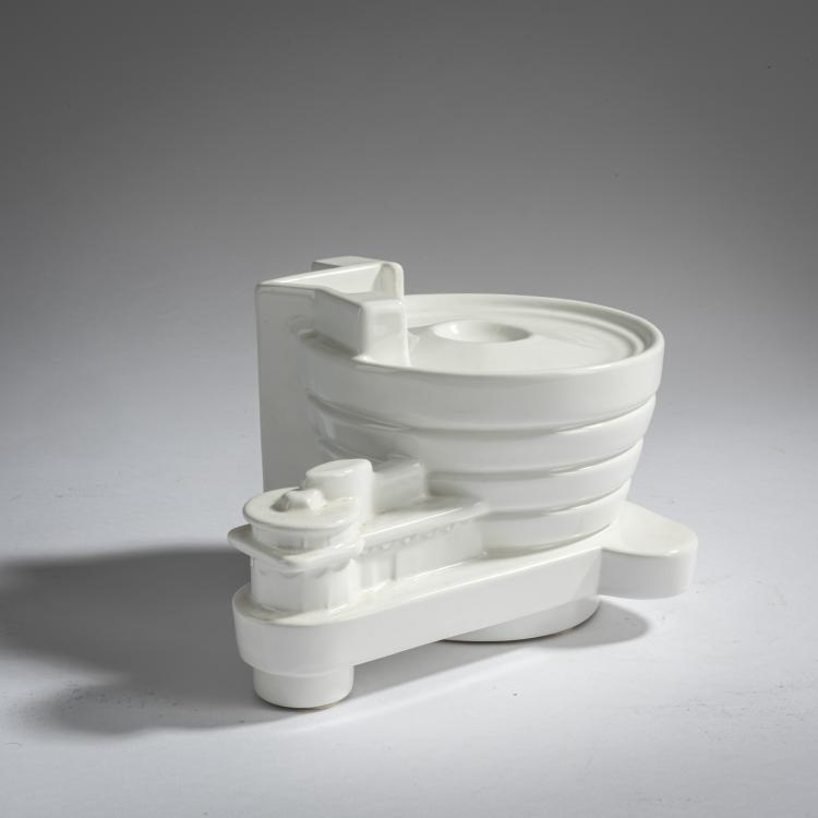 Hauptbild zu Objekt, 'Guggenheim' egg cup from the 'I Monumenti' series, 1975, Giuseppe Raimondi, Anthologie Quartett, Bad Essen, 161C 729