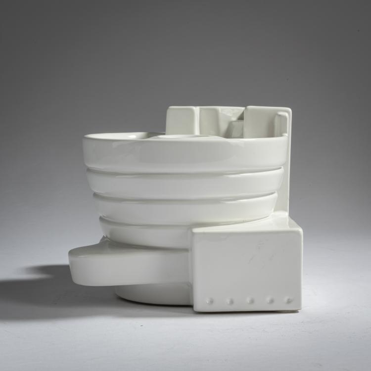 Bild 3 zu Objekt, 'Guggenheim' egg cup from the 'I Monumenti' series, 1975, Giuseppe Raimondi, Anthologie Quartett, Bad Essen, 161C 729