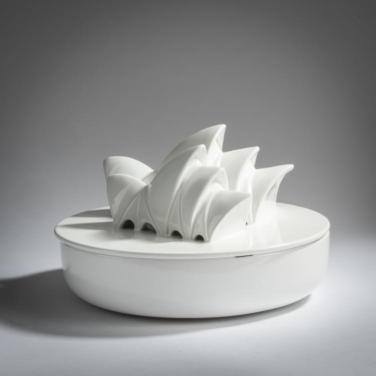 Hauptbild zu Objekt, 'Opera Sydney' salad bowl from the 'I Monumenti' series, 1975, Giuseppe Raimondi, Anthologie Quartett, Bad Essen, 161C 730