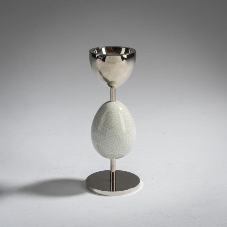 Hauptbild zu Objekt, 'Ab ovo' egg cup, 1986, Luigi Serafini, Anthologie Quartett, Uwe Schuchardt, 161C 734