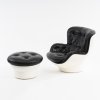 'Karate' armchair with ottoman, c. 1968