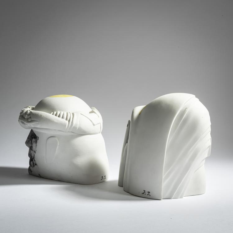 Bild 1 zu Objekt, 'Brautpaar', 1985, Joachim Schmettau, Goebel Galerie, R&ouml;dental, 160C 542