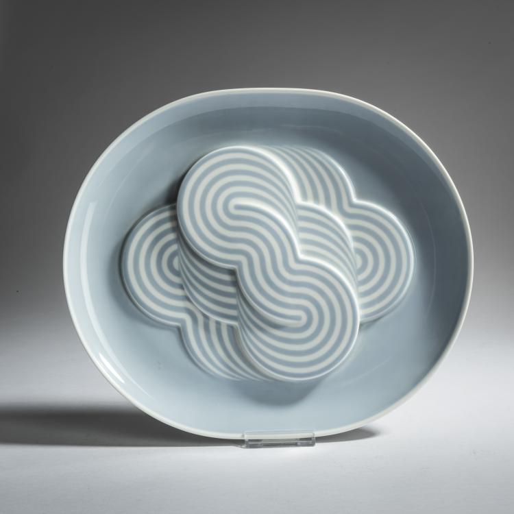 Hauptbild zu Objekt, Jahresteller in Porzellan, 1972, Natale Sapone, Rosenthal Studio Linie, Selb, 160C 508