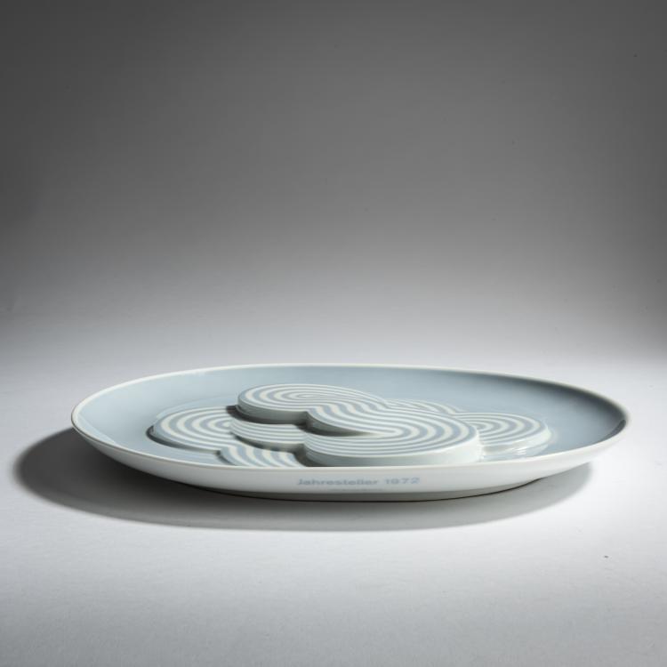 Bild 1 zu Objekt, Jahresteller in Porzellan, 1972, Natale Sapone, Rosenthal Studio Linie, Selb, 160C 508