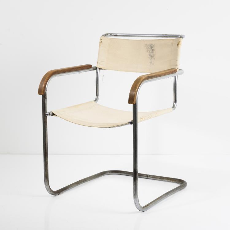 Bild 11 zu Objekt, 'B 34' armchair, 1928, Marcel Breuer, Thonet, Frankenberg, 161C 457