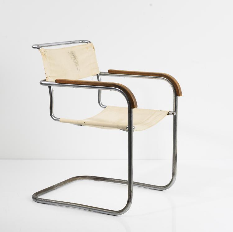 Bild 13 zu Objekt, 'B 34' armchair, 1928, Marcel Breuer, Thonet, Frankenberg, 161C 457