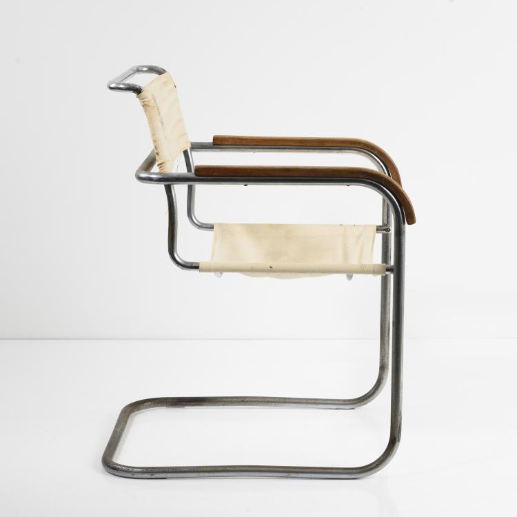Bild 14 zu Objekt, 'B 34' armchair, 1928, Marcel Breuer, Thonet, Frankenberg, 161C 457