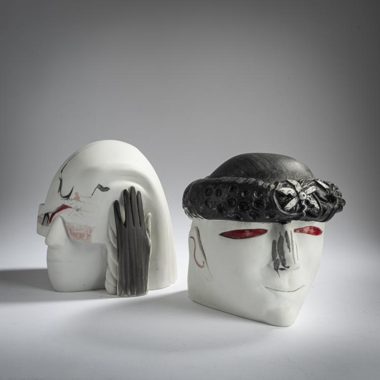 Hauptbild zu Objekt, 'Brautpaar', 1985, Joachim Schmettau, Goebel Galerie, R&ouml;dental, 160C 543