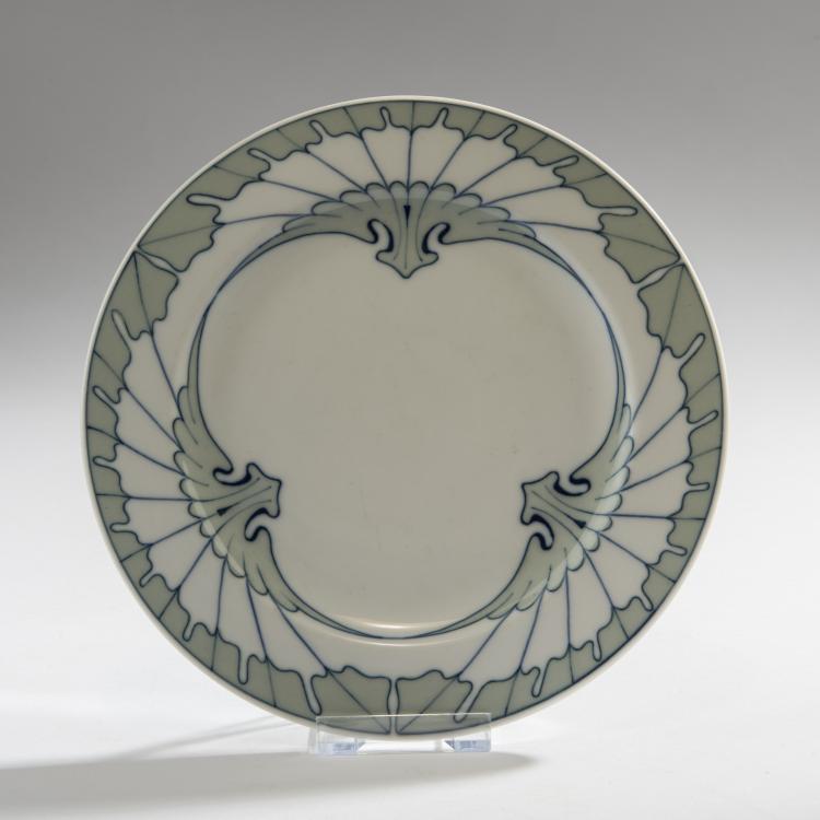 Hauptbild zu Objekt, 'Wing pattern' cake plate, 1901, Rudolf Hentschel, Meissen, KPM, 159C 515