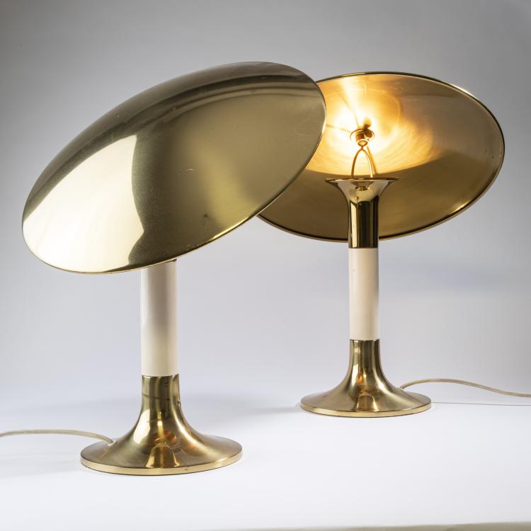 Bild 2 zu Objekt, 2 table lights, 1950s, Vereinigte Werkst&auml;tten, M&uuml;nchen, 161C 553