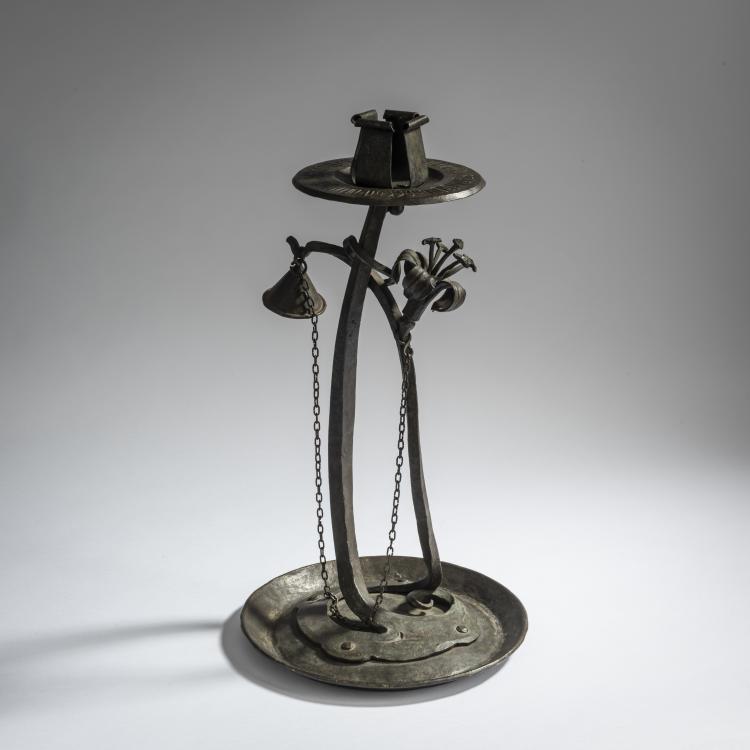 Hauptbild zu Objekt, Kerzenleuchter, um 1910, &Ouml;sterreich, 159C 452