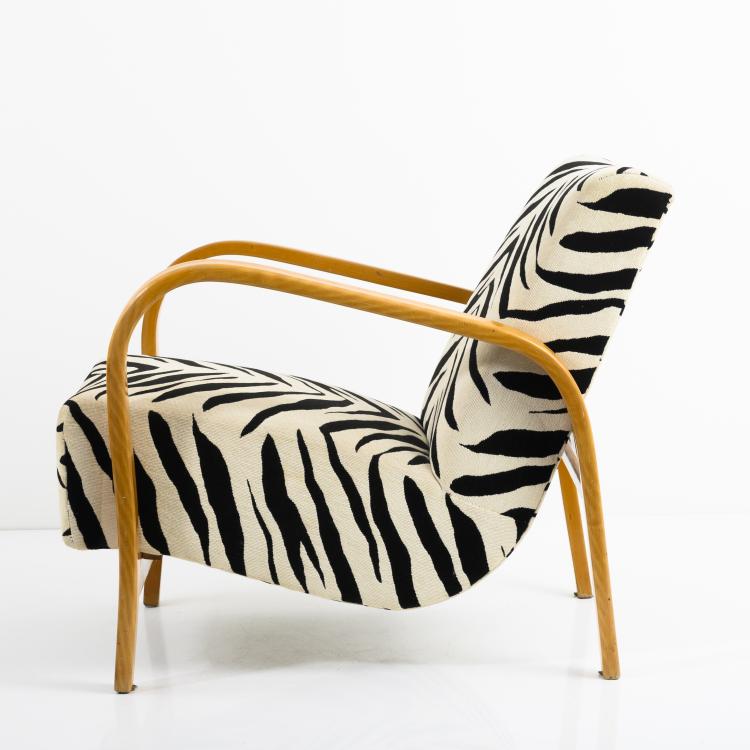 Hauptbild zu Objekt, Armlehnsessel, um 1944, Karel Koželka,Anton&iacute;n Kropaček, Interier Praha, Prag, 161C 495