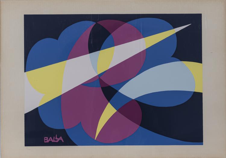 Bild 2 zu Objekt, Futuristische Kompositionen - Vier Grafiken nach Originalwerken, 1982, Giacomo Balla (nach), 160C 536